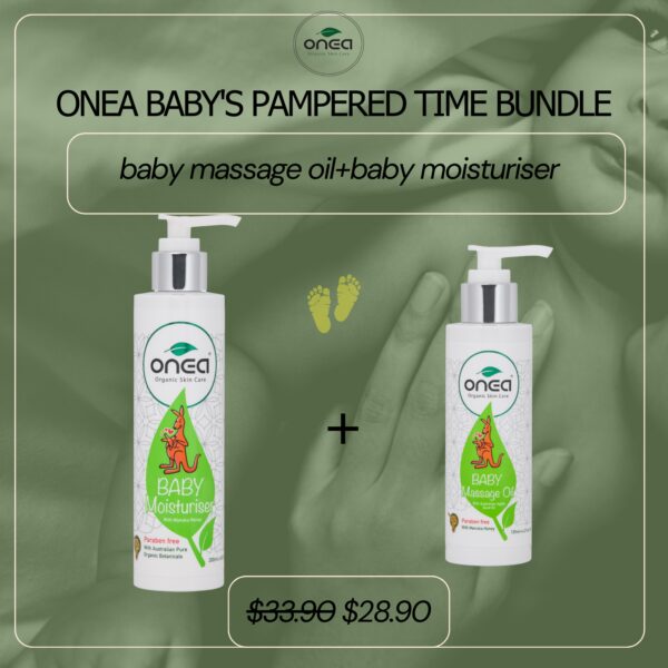 ONEA Baby's Pampered Time Bundle Baby Skincare